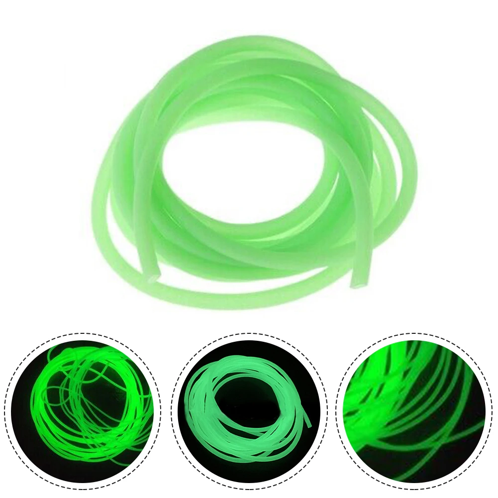 

2 Meter Fishing Luminous Tube Tubing For Carp Sea Rigs Rig Lures Attract Deepwater Night Fishing Accessories Pesca Tools