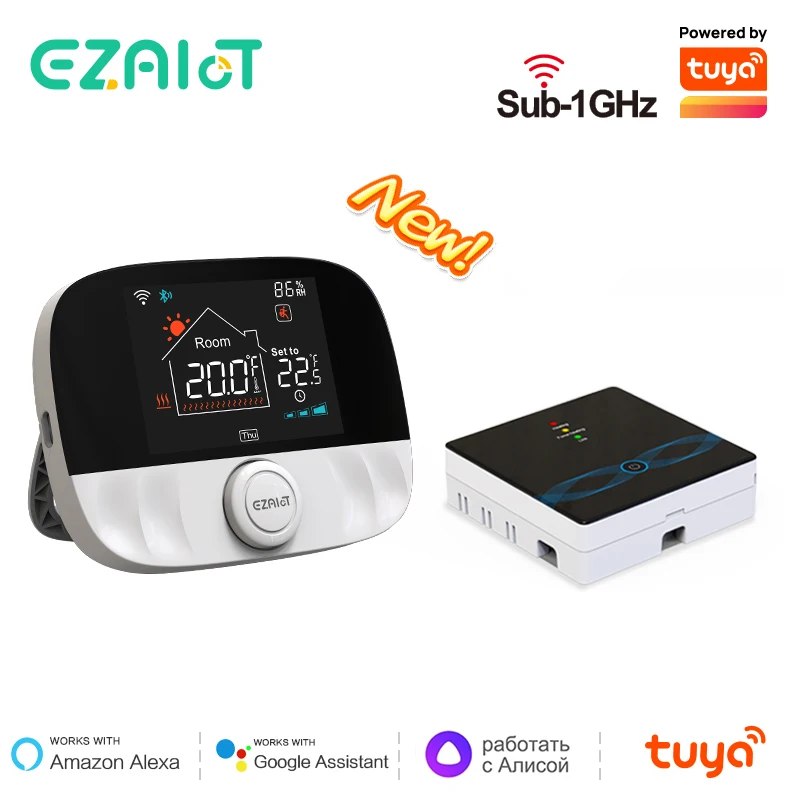 Wifi For Floor Heating Water Gas Boiler Home Room Tuya Smart Programmable Temperature Controller