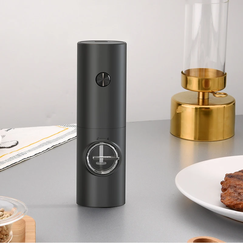 

Electric Salt And Pepper Grinder Set With LED Light Adjustable Coarseness Spice Grinder Kitchen Cooking Tool