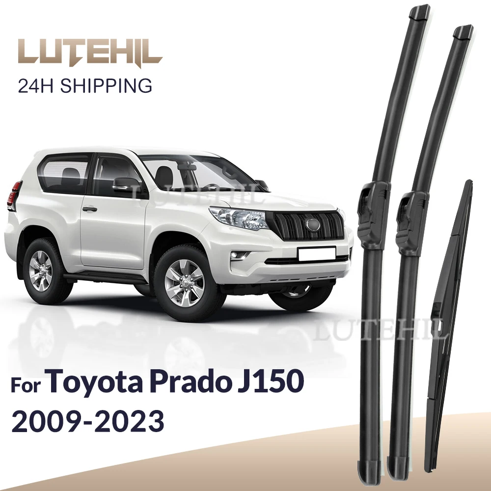 

Для Toyota Prado J150 2009-2023 2010 2011 2012 стеклоочиститель передние и задние щетки стеклоочистителя лобовое стекло щетки для окон 26 "+ 20" + 12"