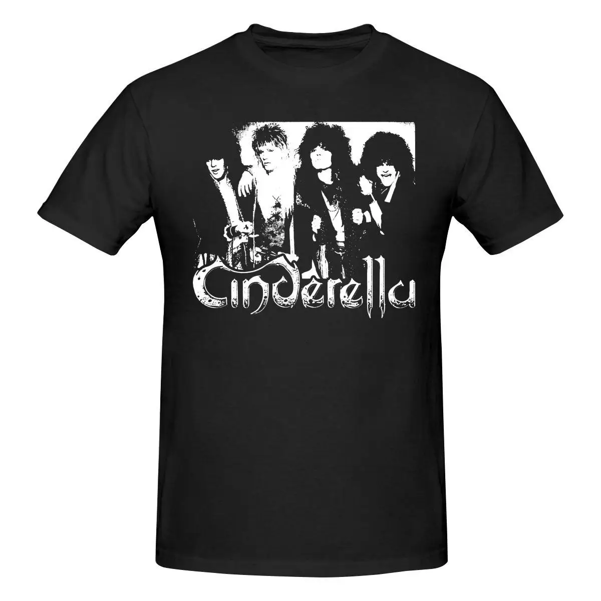 

Cinderella T Shirt Cotton Custom Short Sleeve Men T Shirt