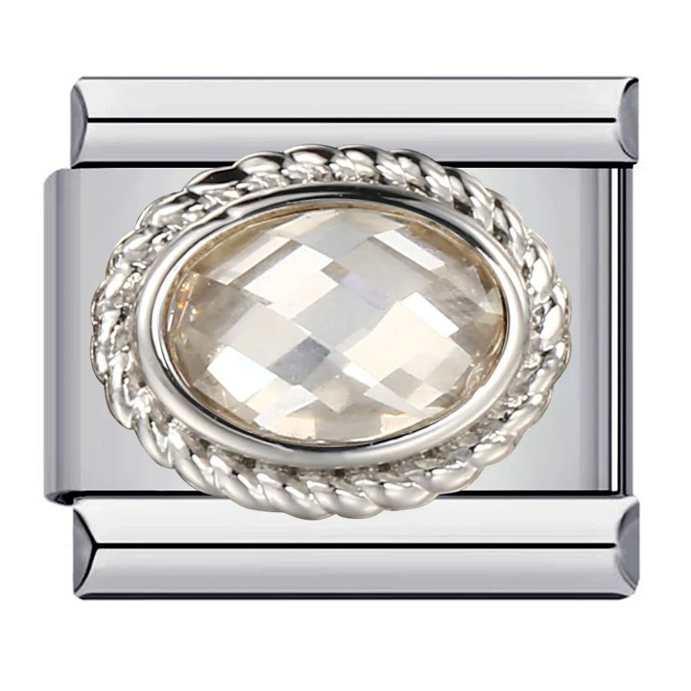 WG модный итальянский модульный браслет с камнем по месяцу рождения 12 дюймов