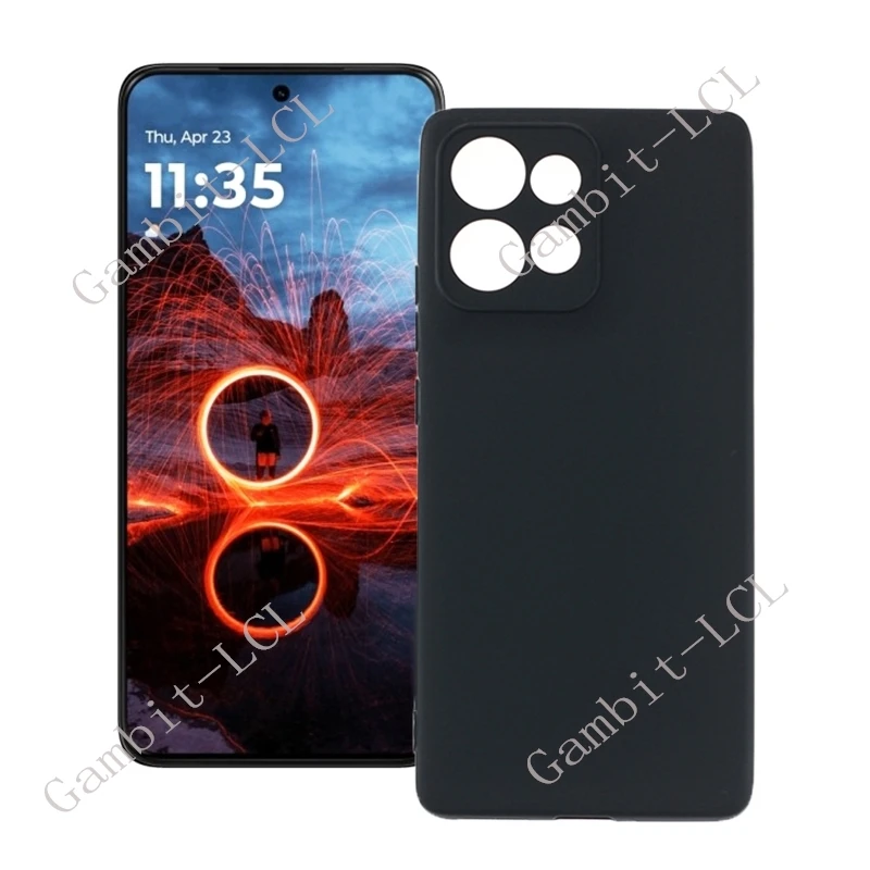Фото Для Motorola ThinkPhone 25 Edge 50 Neo Moto S50 50Neo MotoS50 смартфон, оригинальная защитная задняя крышка, мягкий чехол из ТПУ №1