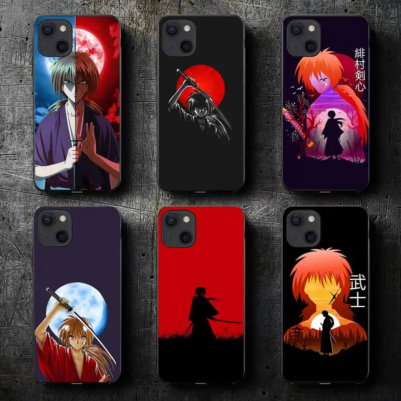 Чехол для телефона Kenshin Himura для iPhone 11 12 Mini 13 14 Pro XS Max X 8 7 6s Plus SE XR