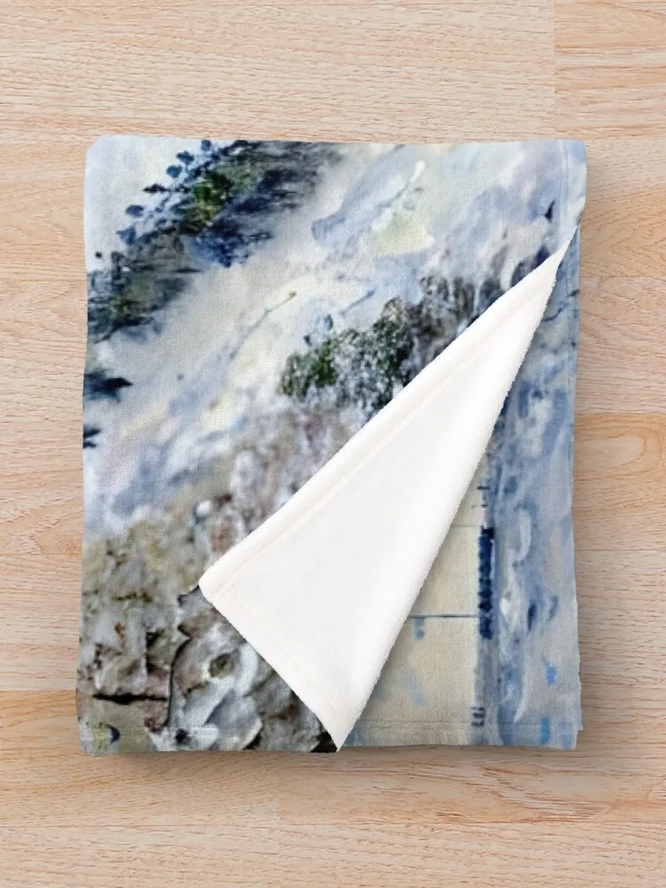 Вид Argenteuil на снегу — тихая атмосфера одеяла ко Дню зимы туристические очень