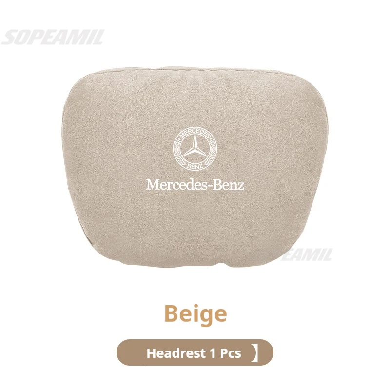 

Mercedes Benz A C E V S Class CLA CLS GLA GLC GLK GLS SLK ML W203 Vito Автомобильный подголовник Мягкая подушка для шеи Поясничная подушка для сиденья