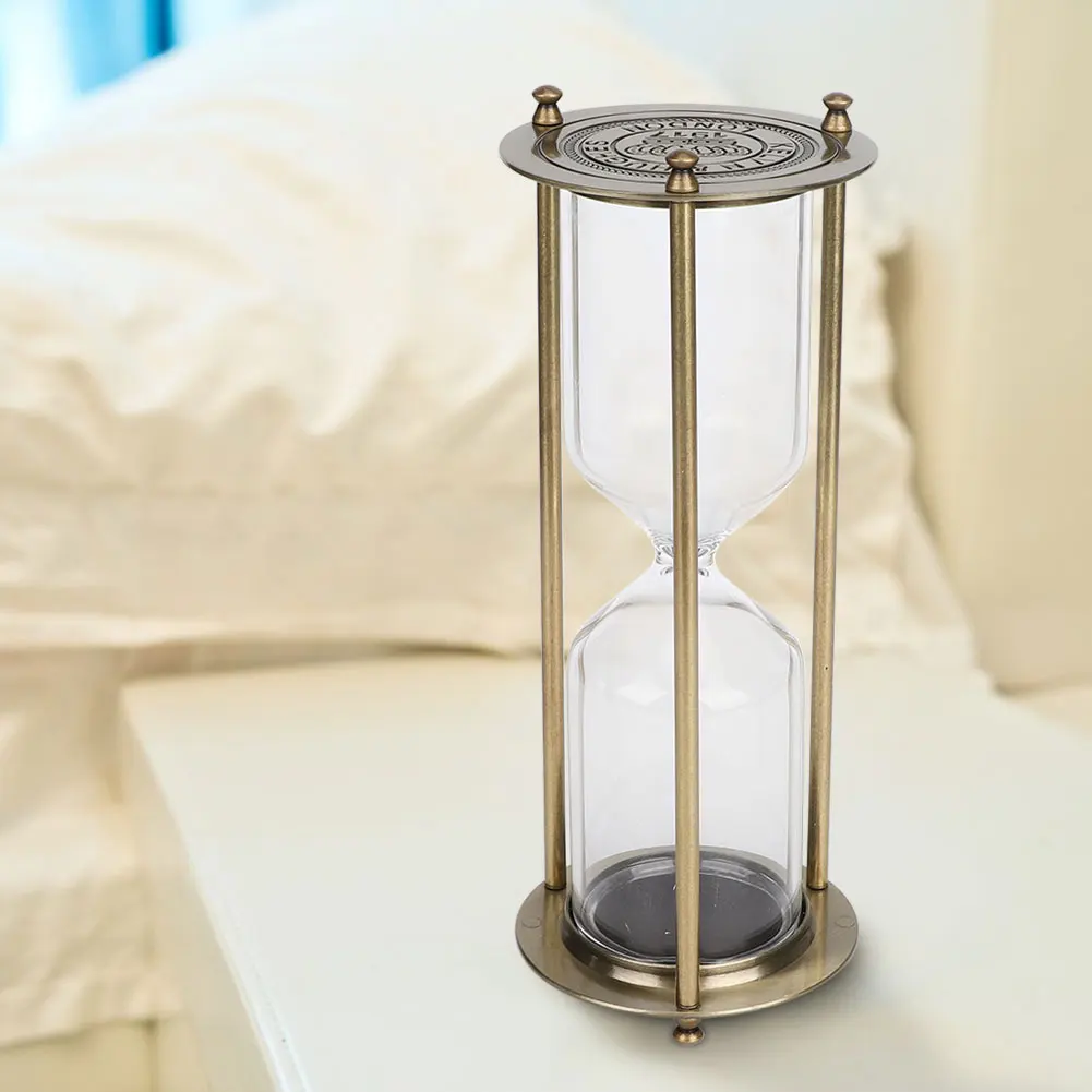

Glass Sand Clock Home Decoration Hourglass Timer Accessory Gifts OrnamentSmall
