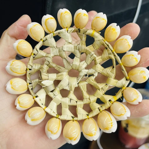 Натуральные ракушки бусины перламутр 100 мм