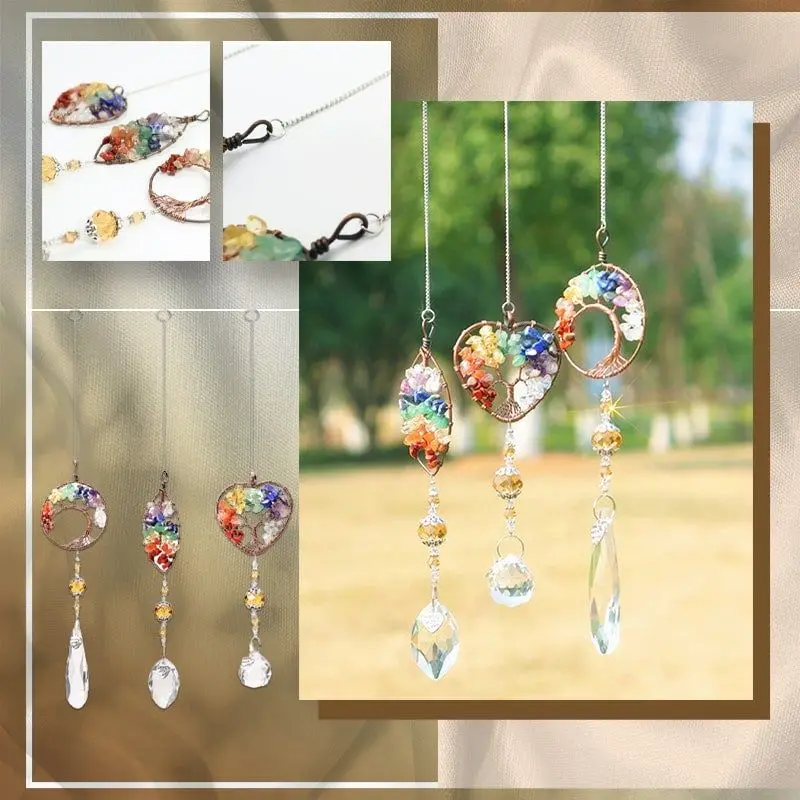 

Crystal Rainbow Prisms Ornaments Hanging Chaser Love Star Moon for Window Curtains Pendant Home Garden Lamp Wind Chimes Decor Gi