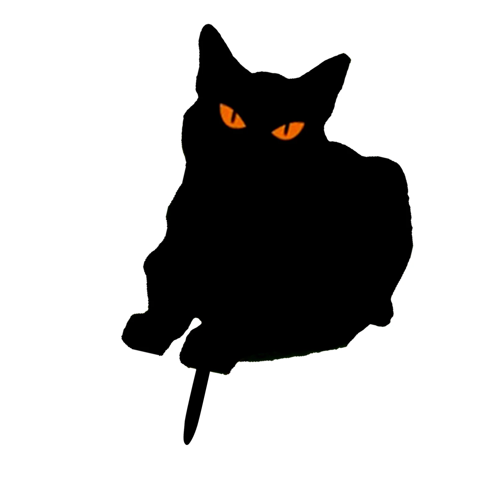 

Animal Metal Garden Art Decorative Garden Stakes Black Cat Metal Yard Art Animal Garden Stakes For Yard Lawn Garden To Scare