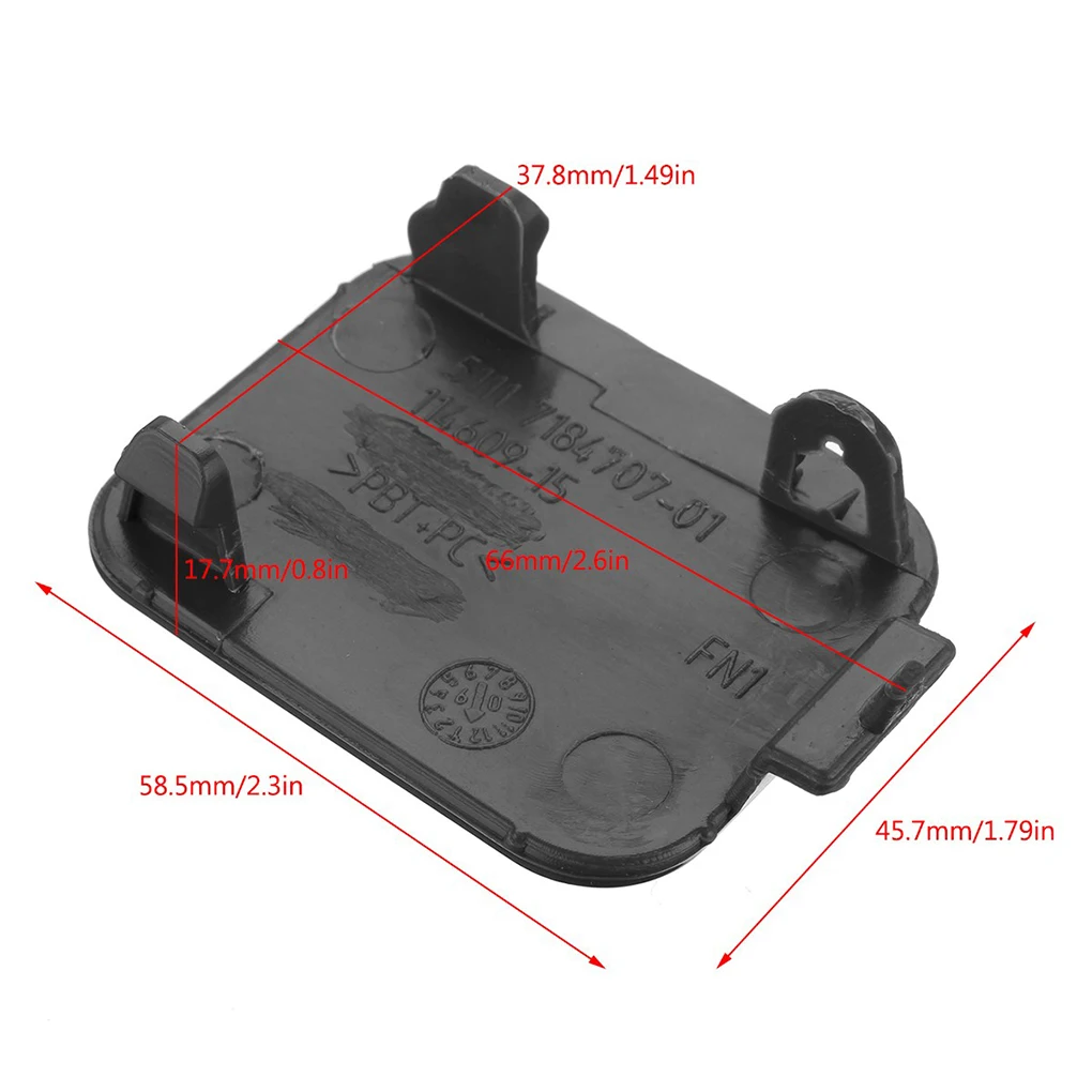 

Прочный передний бампер, буксировочный крюк, замена крышки для BMW E60 2008-2009 51117184708