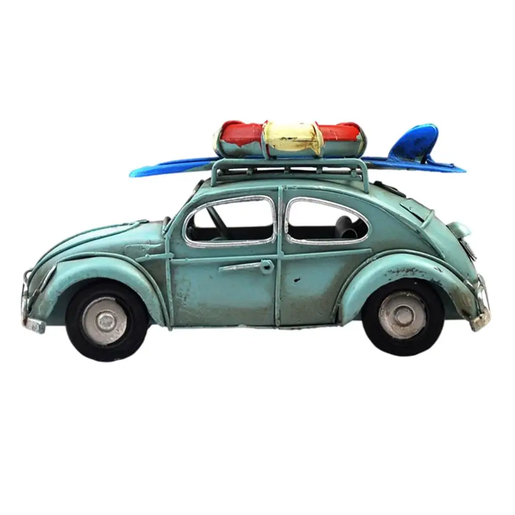 

Винтажная модель автомобиля, модель автомобиля ручной работы, ретро, ручная работа, коллекционная железная Художественная Скульптура, дома...
