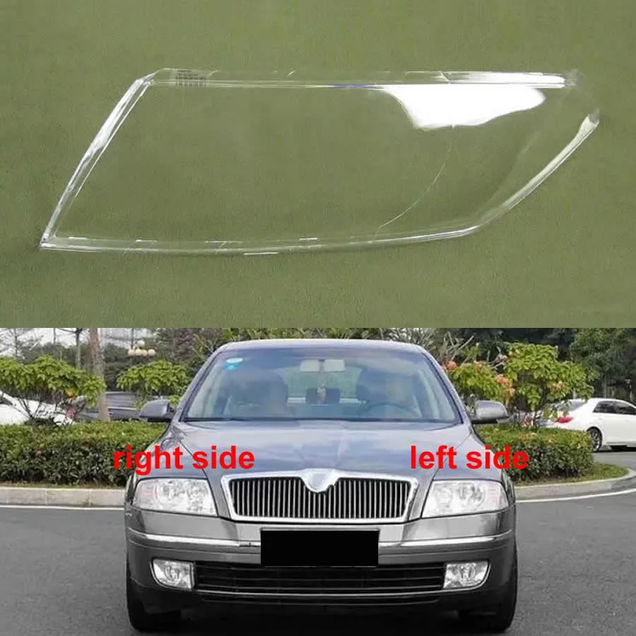 

Headlight Cover Headlamp Shell Transparent Plastic Lampshade Plexiglass Replace Original Lens For Skoda Octavia 2007 2008 2009