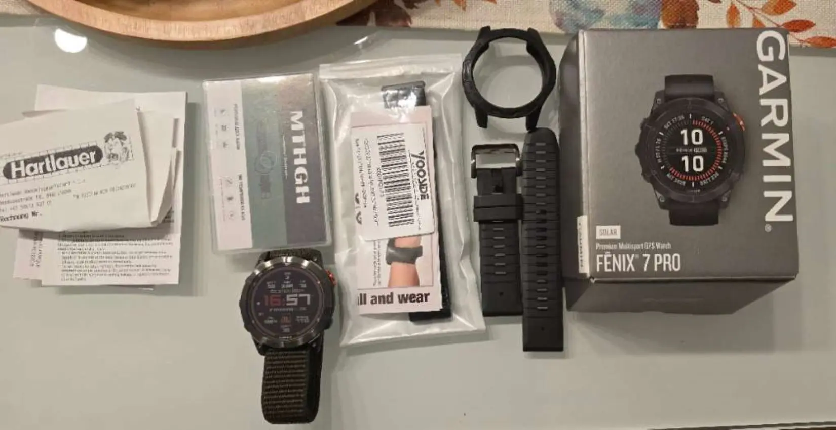 Фото Промо-скидка на Garmins Fenix 7X Pro Sapphire Solar, умные часы Multisport с GPS, встроенная вспышка, солнечная зарядка №1