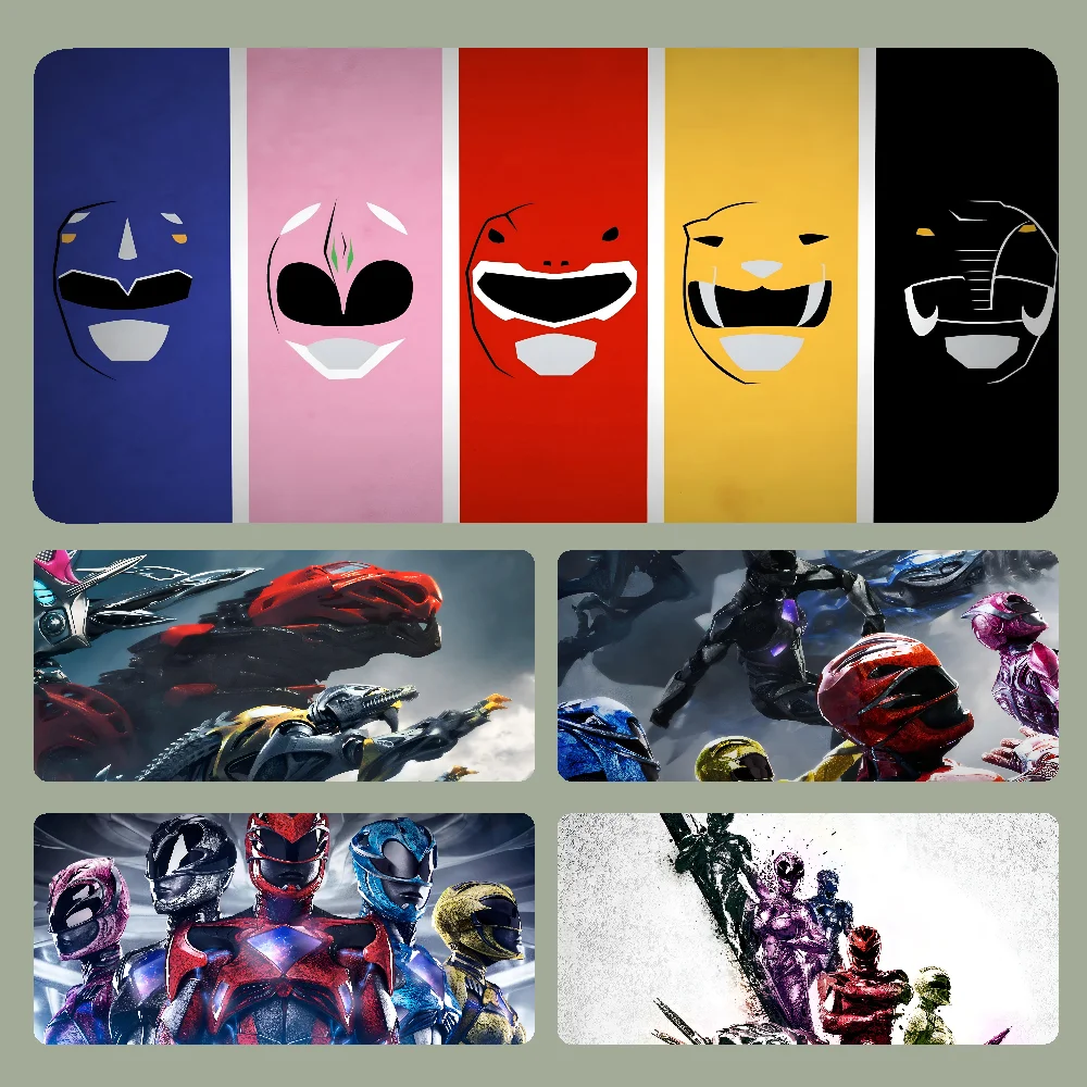 Коврик для мыши P-Power R-Rangers большие аксессуары компьютерных игр коврики