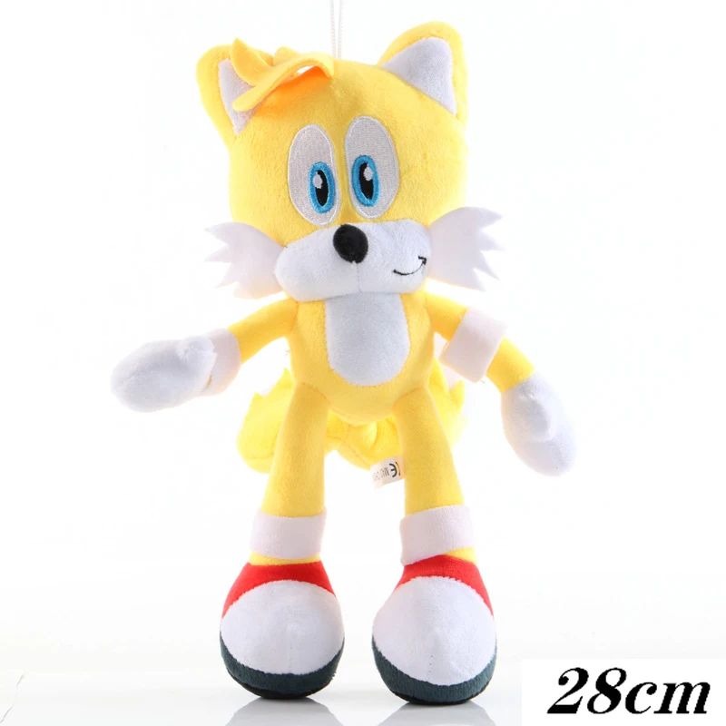 Sonic Advance Голубой Еж Соник кавайная Аниме Фигурка мягкие животные плюшевые игрушки