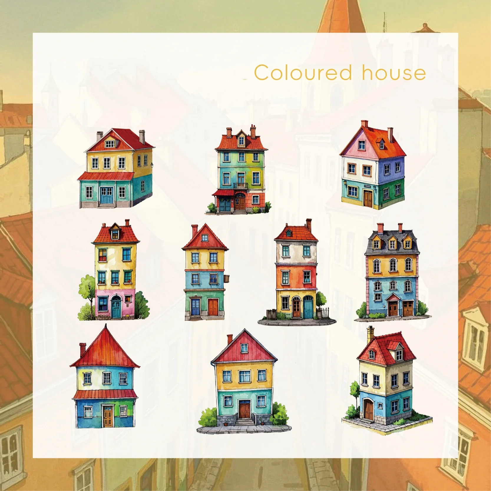 

Набор стикеров Jianwu Fairy House Series