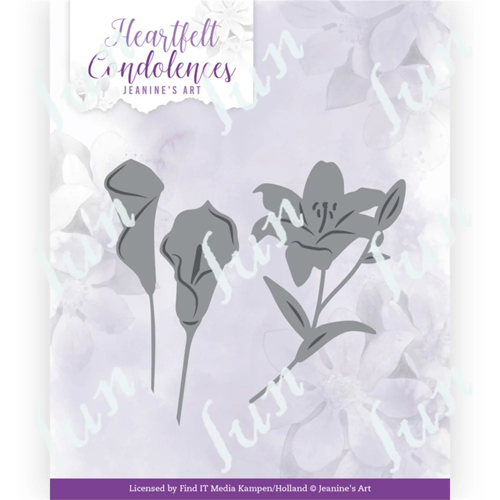 

Simple Lily Flowers Metal Cutting Dies Scrapbooking Photo Album Craft Handmade Diy Embossing Paper Card Making Decoration Moulds