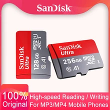 Sandisk Ultra microsd 128GB 32GB 64GB 256GB 512GB 1TB A1 Micro SD Card SD TF Flash Card Memory Card Class 10 for MP3/MP4 Phone