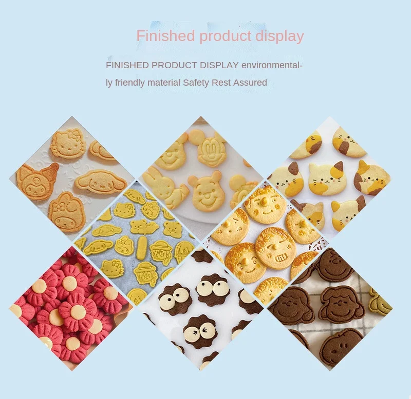 1/3 Pcs Easter Set Cookie Cutter Embossed Mould Animal Chick Bunny Rabbit Egg Biscuit Mold Stamp Bakeware Baking Tools | Дом и сад