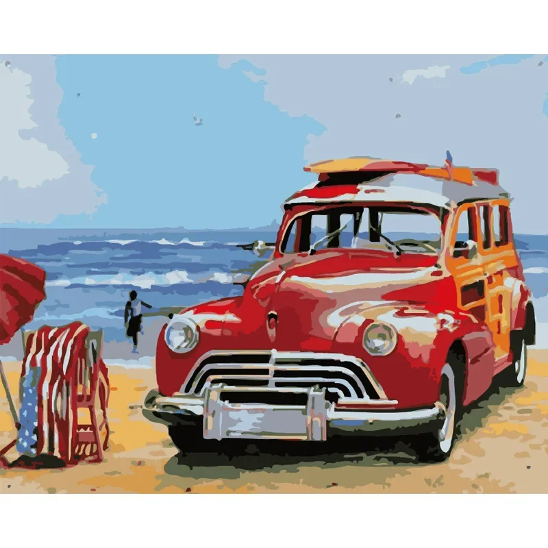 

1253931 Digital oil painting art oil mountain art oil painting living room floor decorative painting