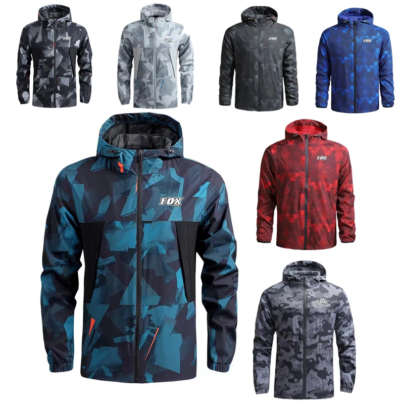 FOX Велоспорт команда мотоциклов Мужская водонепроницаемая куртка для горного