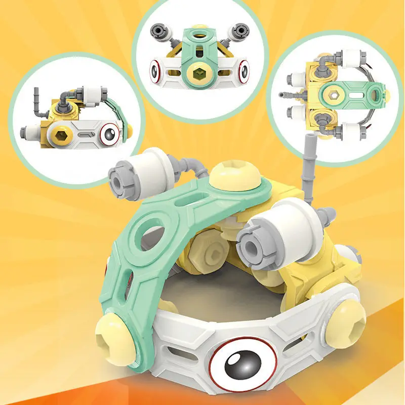 

Baby Rattles Children's cars toys Model toy Intelligence development Assembly toy car soft silicon robot