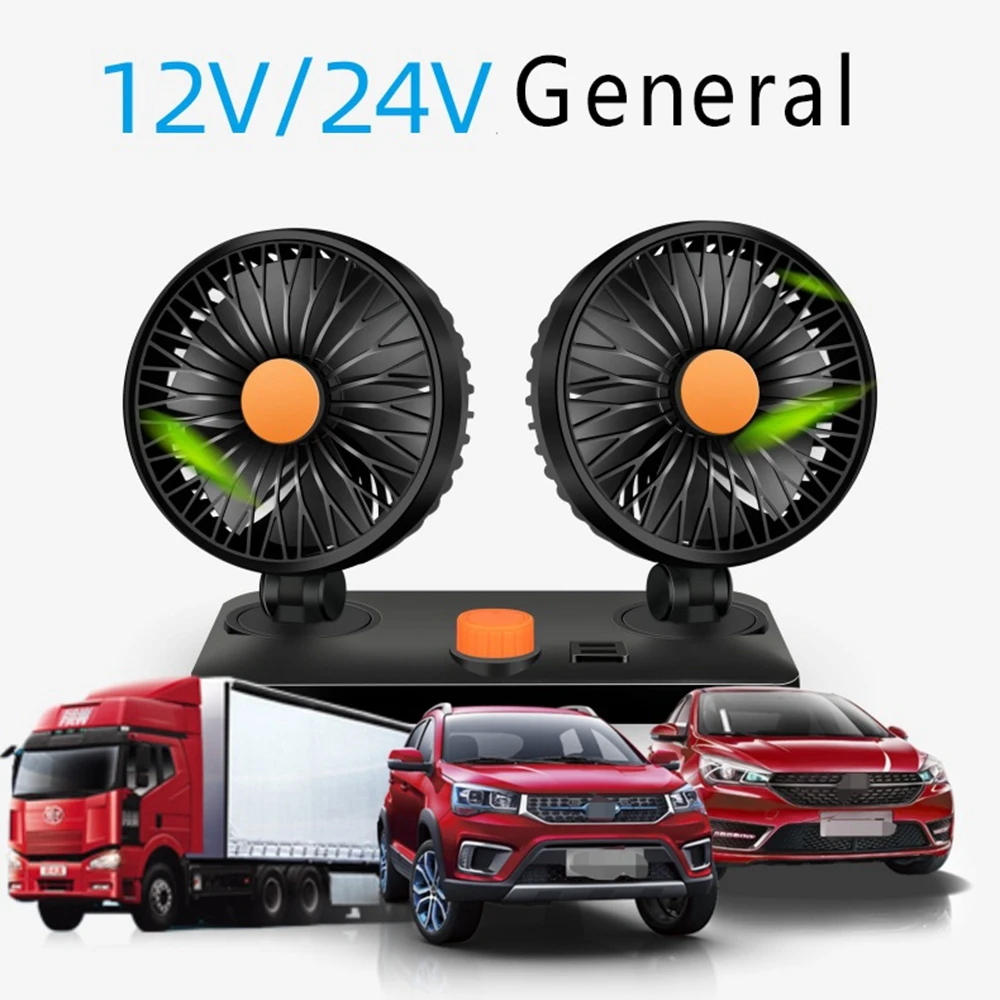 

Car Fans Universal Car Hook Car Back Seat Headrest 1/2/3 Speed 5/12V USB Fan With Switch Air Cooling Fan For Car Truck SUV Boat