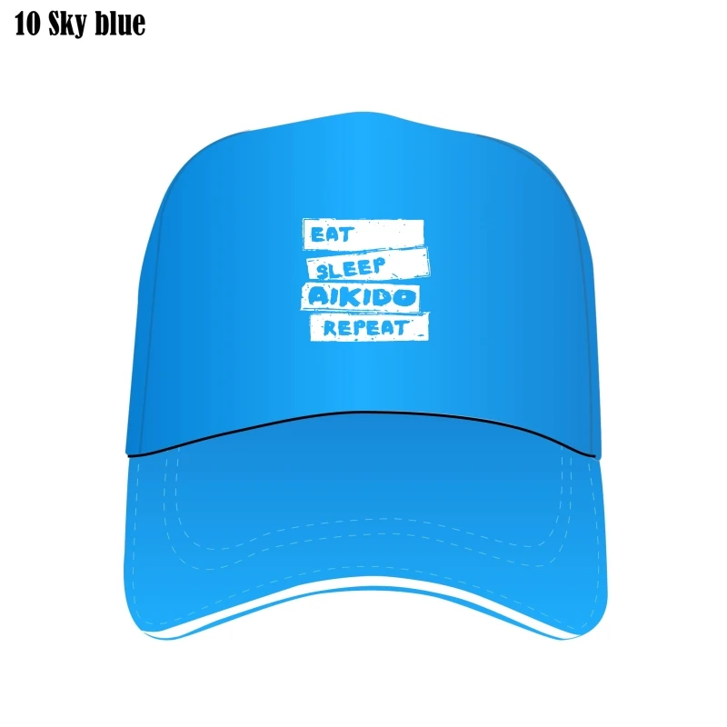 

Aikido Hat For Men Martial Art Karate Printing Flat Brim Mesh Vintage Bill Hats Snapback Pure Cotton Bill Hat Plus Sunscreen