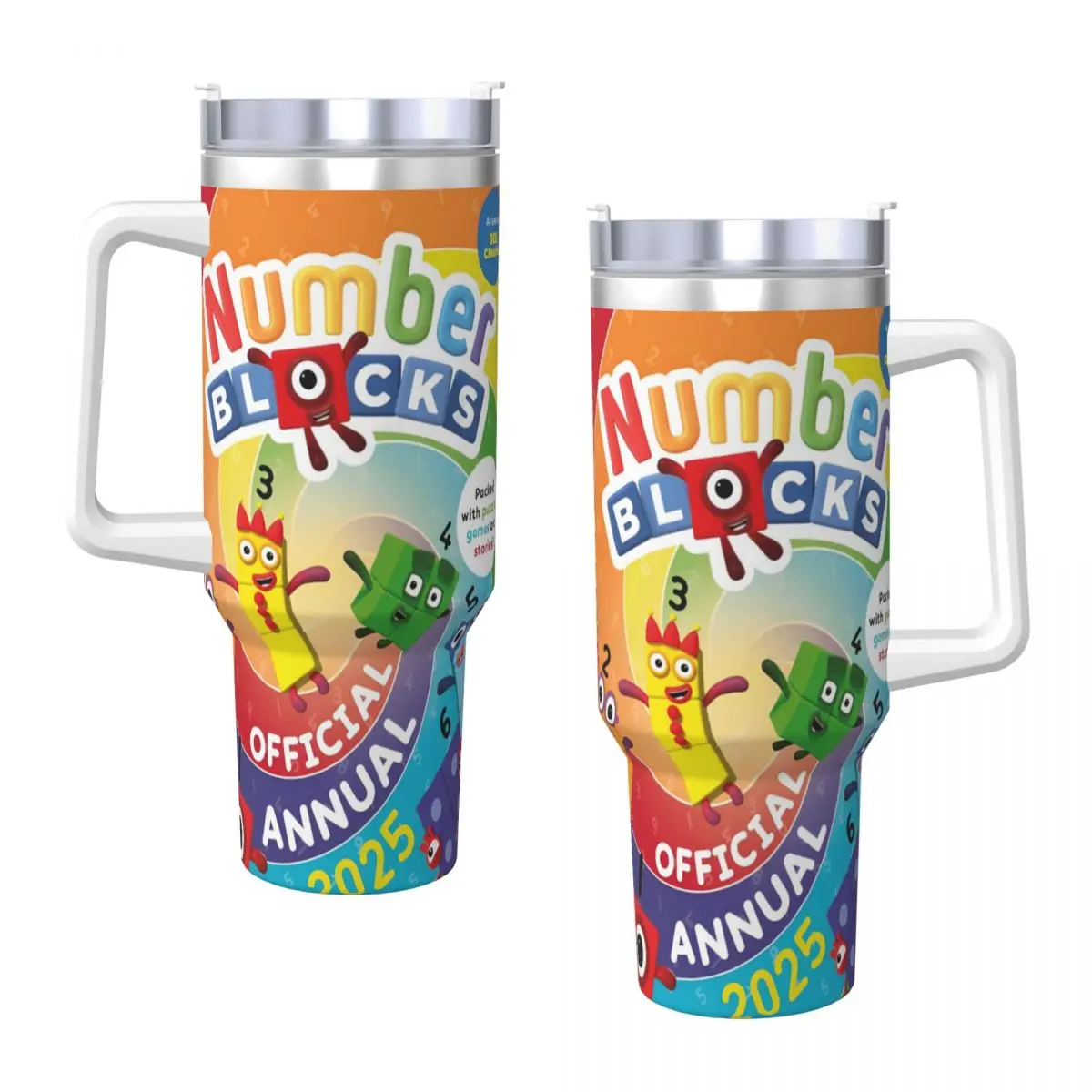 Бутылка для воды горячих напитков N-Numberblocks-s мультяшный стакан герметичная