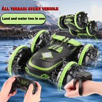 amphibious rc car remote control stunt car vehicle double sided flip driving drift rc cars outdoor toys for boys childrens gift