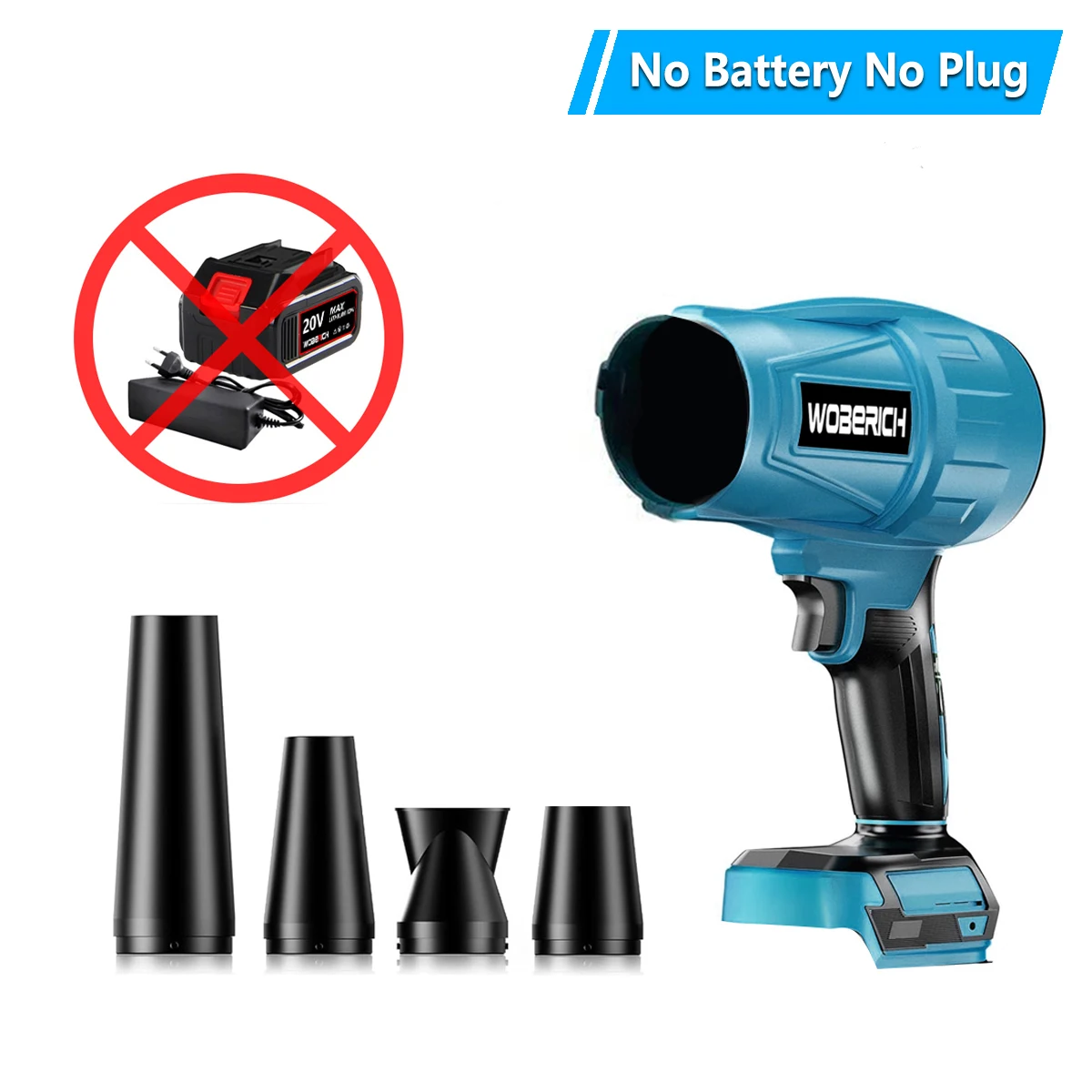 

WOBERICH Бесщеточный воздуходувка 21В