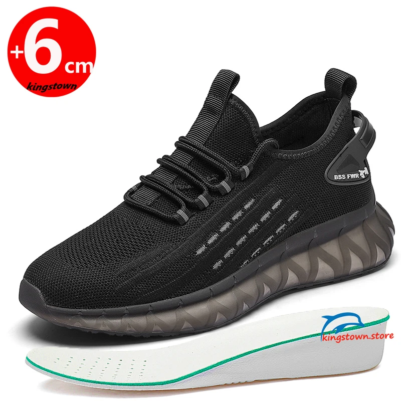 

Спортивные кроссовки с подъемными вставками для мужчин и женщин, мужская обувь с невидимым подъемом, выше