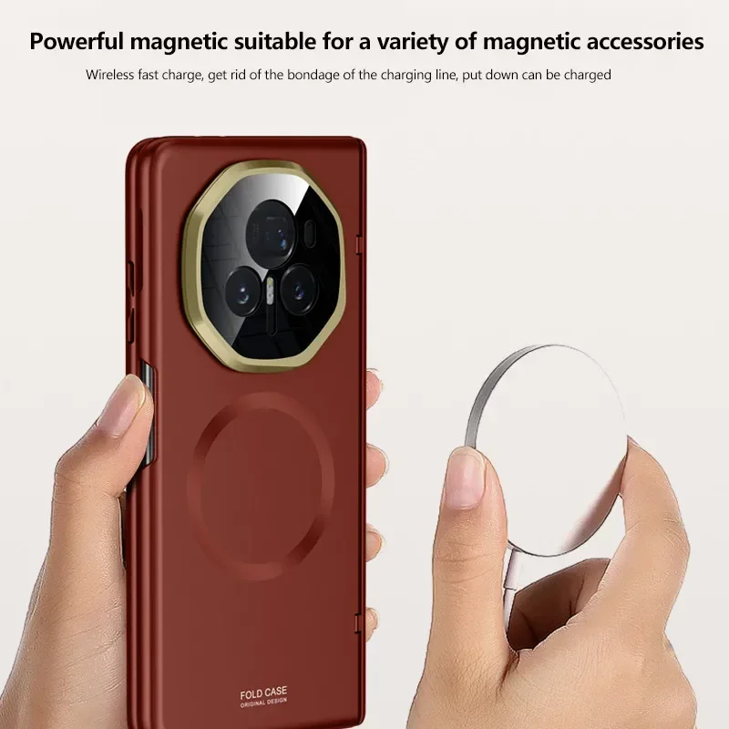 Ультратонкий жесткий пластиковый чехол для ПК Honor Magic V3 Magsafe Wireless Charge магнитный