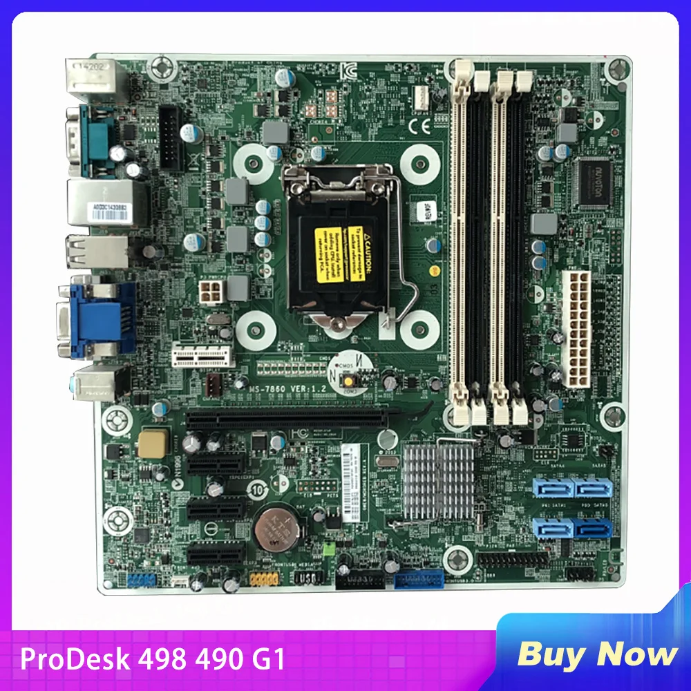 For HP ProDesk 498 490 G1 Desktop Motherboard MS-7860 VER:1.2 718412-001 718772-001 Will Test Before Shipping