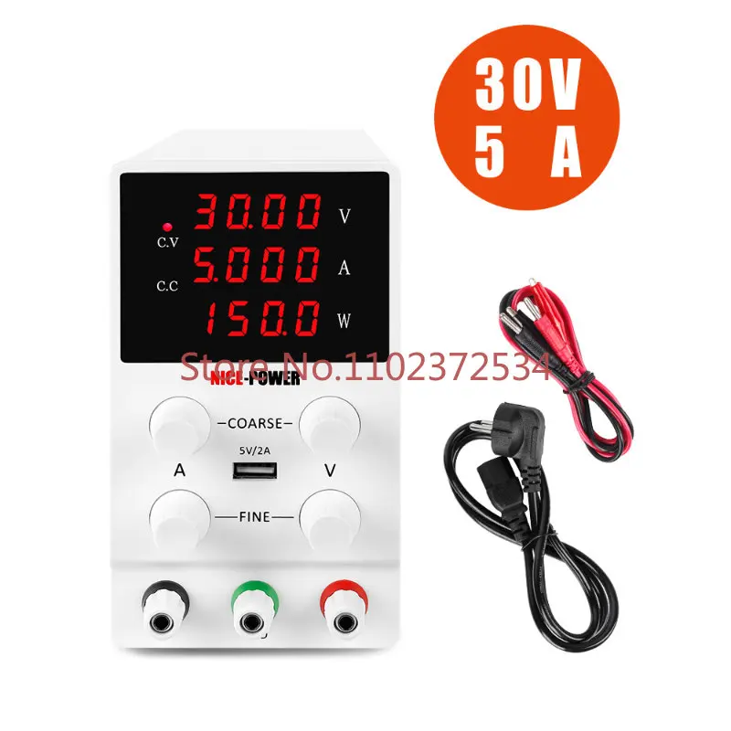 Настольный Регулируемый источник питания постоянного тока для лабораторий Nice