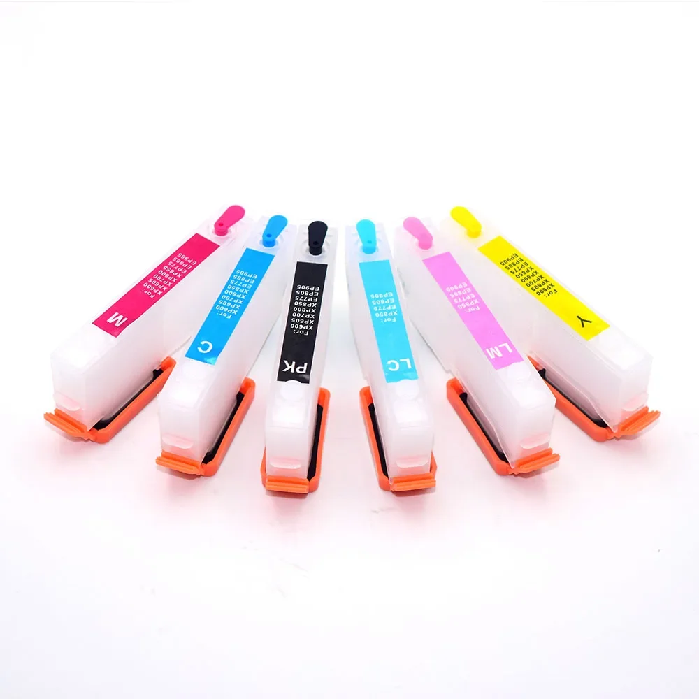 6 цветов/комплект пустые чернильные картриджи IC80 для Epson