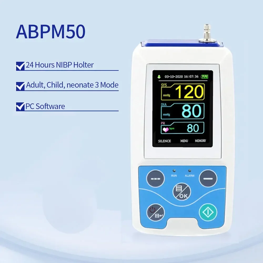 ABPM50 Монитор артериального давления Mapa Arm Амбулаторный 24-часовой Холтер NIBP
