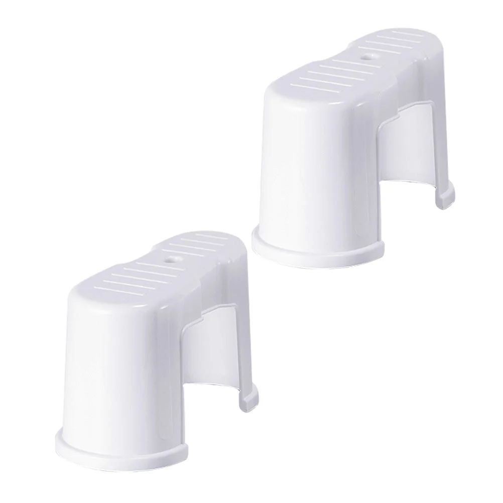 

2 Pcs Toilet Stool Foldable Step Kids Household Footstool Plastic Footrest Portable Stepping Squatting Baby Non-slip