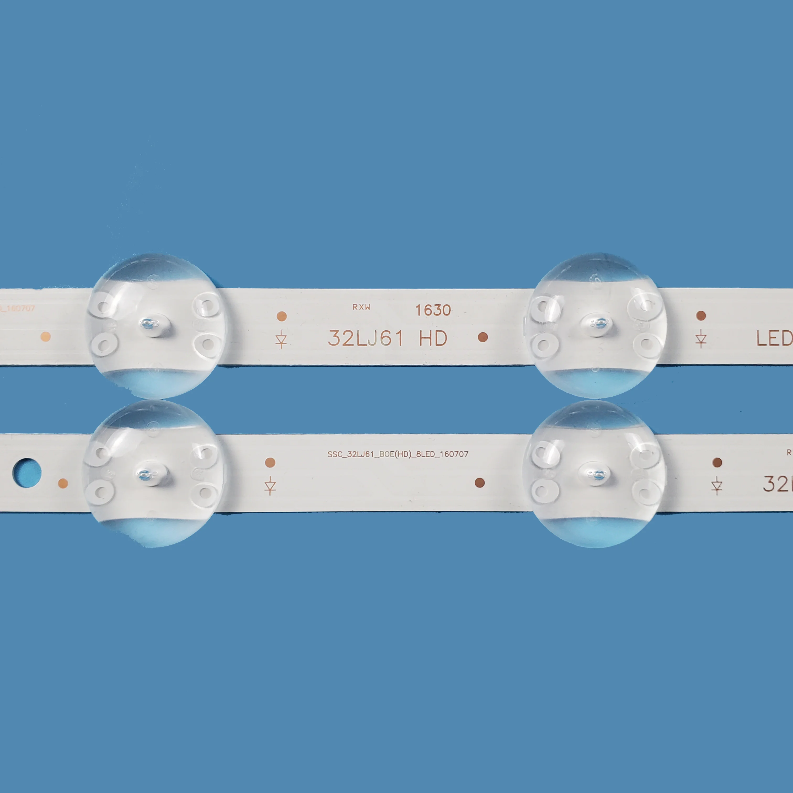 2 шт./комплект светодиодная лента для подсветки телевизора LG 32 дюйма 32LJ510U 32LK510BPLD