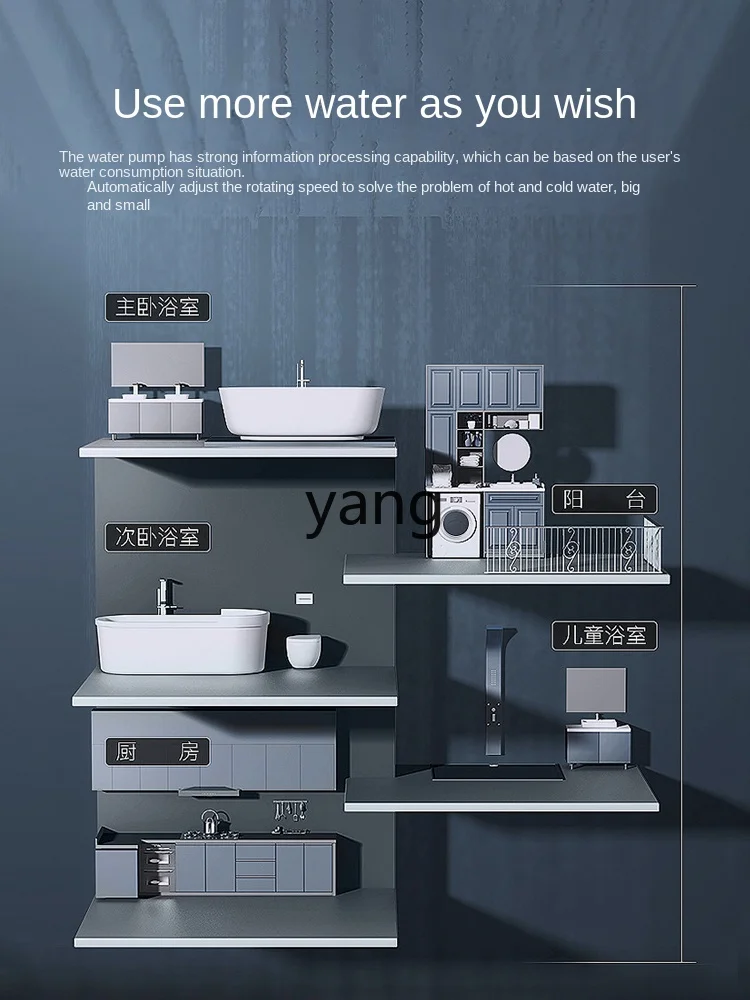 Бытовой самовсасывающий насос Yjq с постоянным магнитом автоматический бесшумный