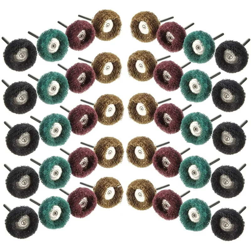 

Abrasive Wheels 80 Pack, 1Inch Abrasive Wheel Buffing Polishing Wheel Burr For Proxxon Rotary Tools, 1/8 Inch (3Mm)