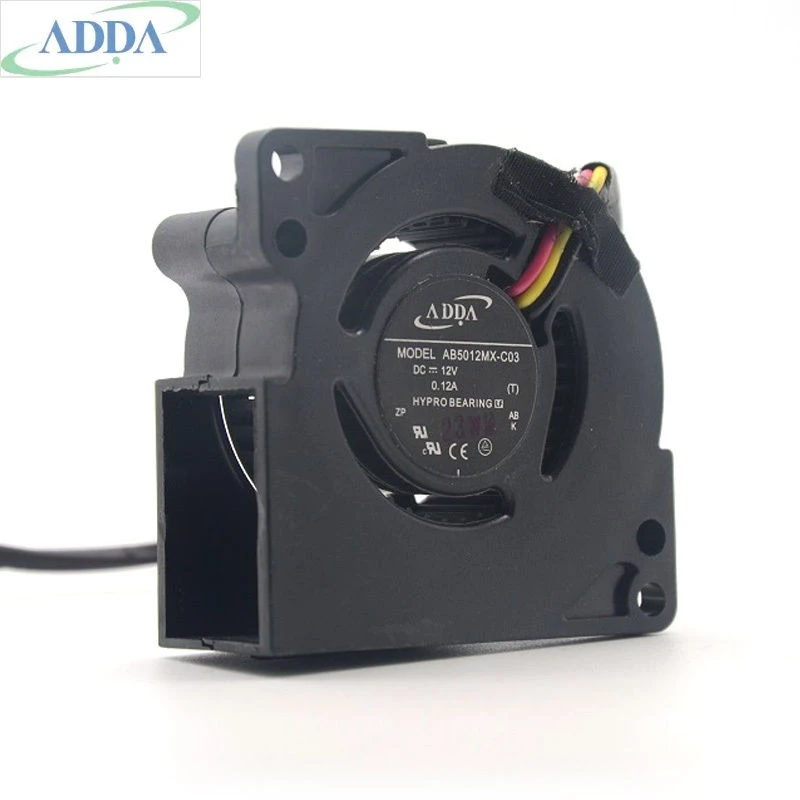 Для ADDA AB5012MX-C03 5020 5 см 12 В 0.12A турбо охлаждающий вентилятор 3 провода 3-контактный HYPRO