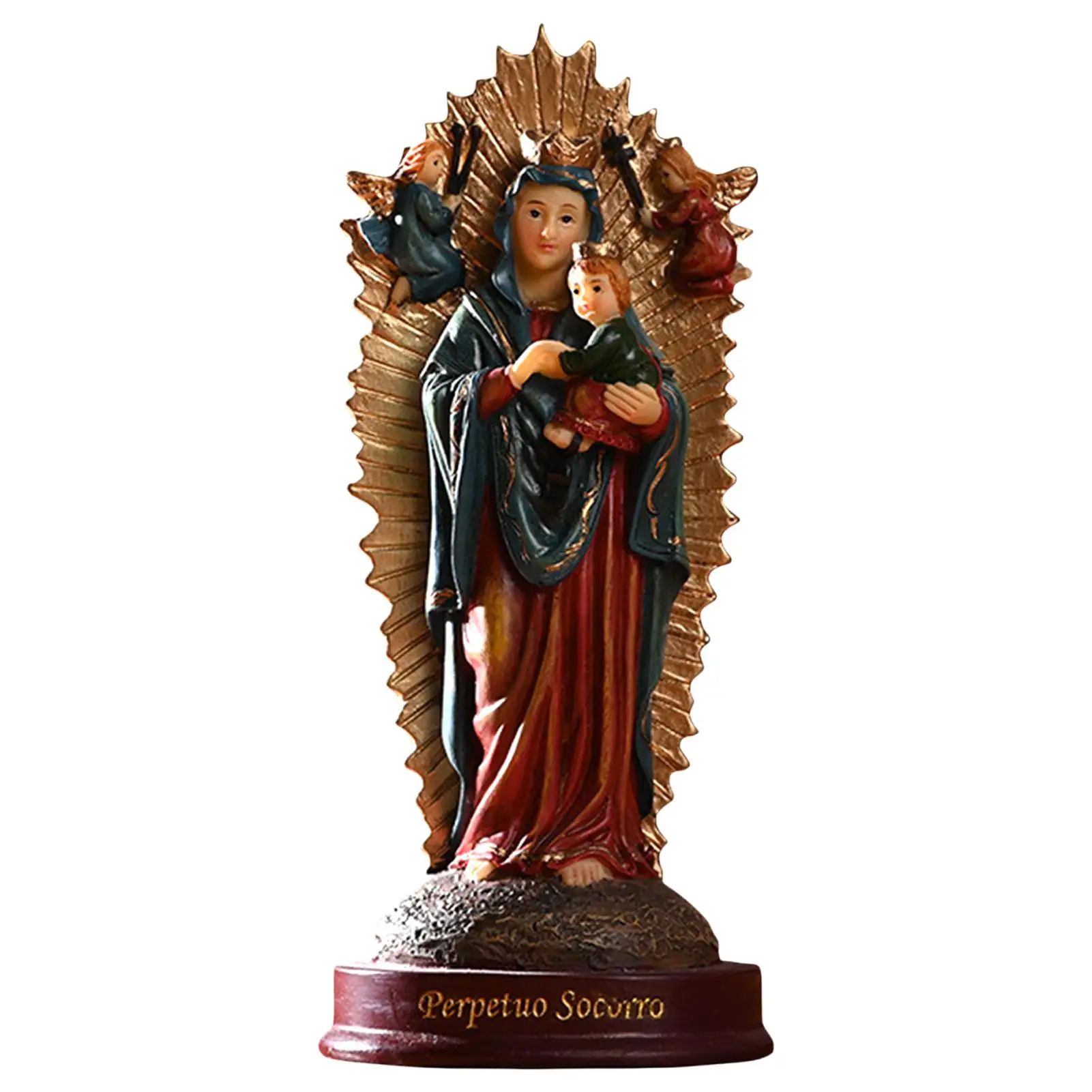

Virgin Mary Catholic Relic Resin Decoration Statue Decor