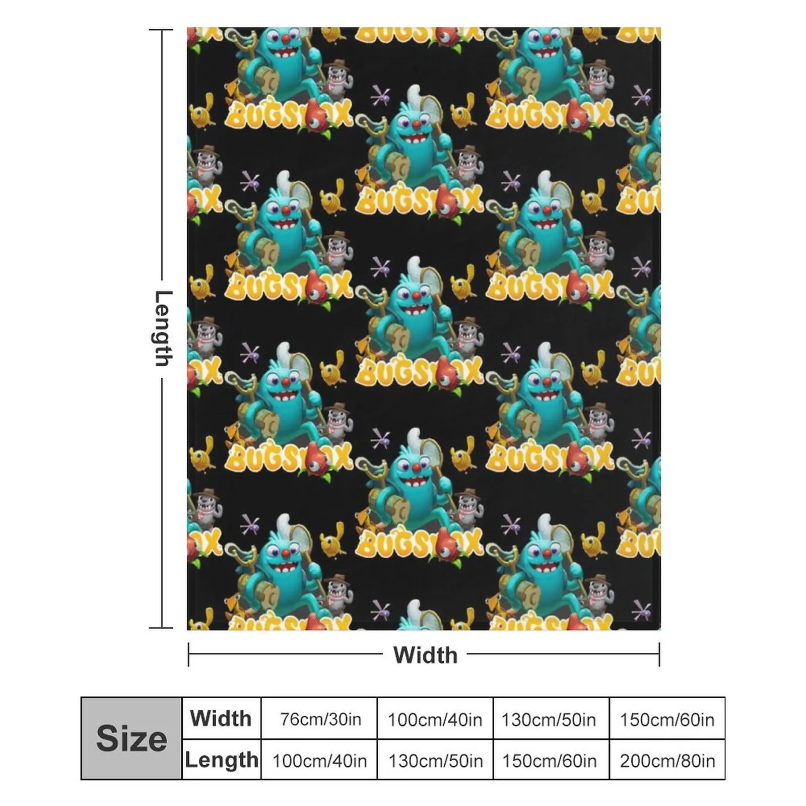 Одеяло Bugsnax на заказ мягкие одеяла для кровати с волосами