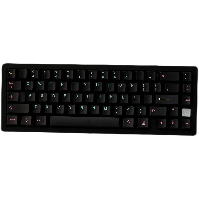 

Клавиши GMK Miami Night PBT с сублимационной печатью, колпачки для клавиш MX Switch CMMK IK75, механическая клавиатура, 1 комплект
