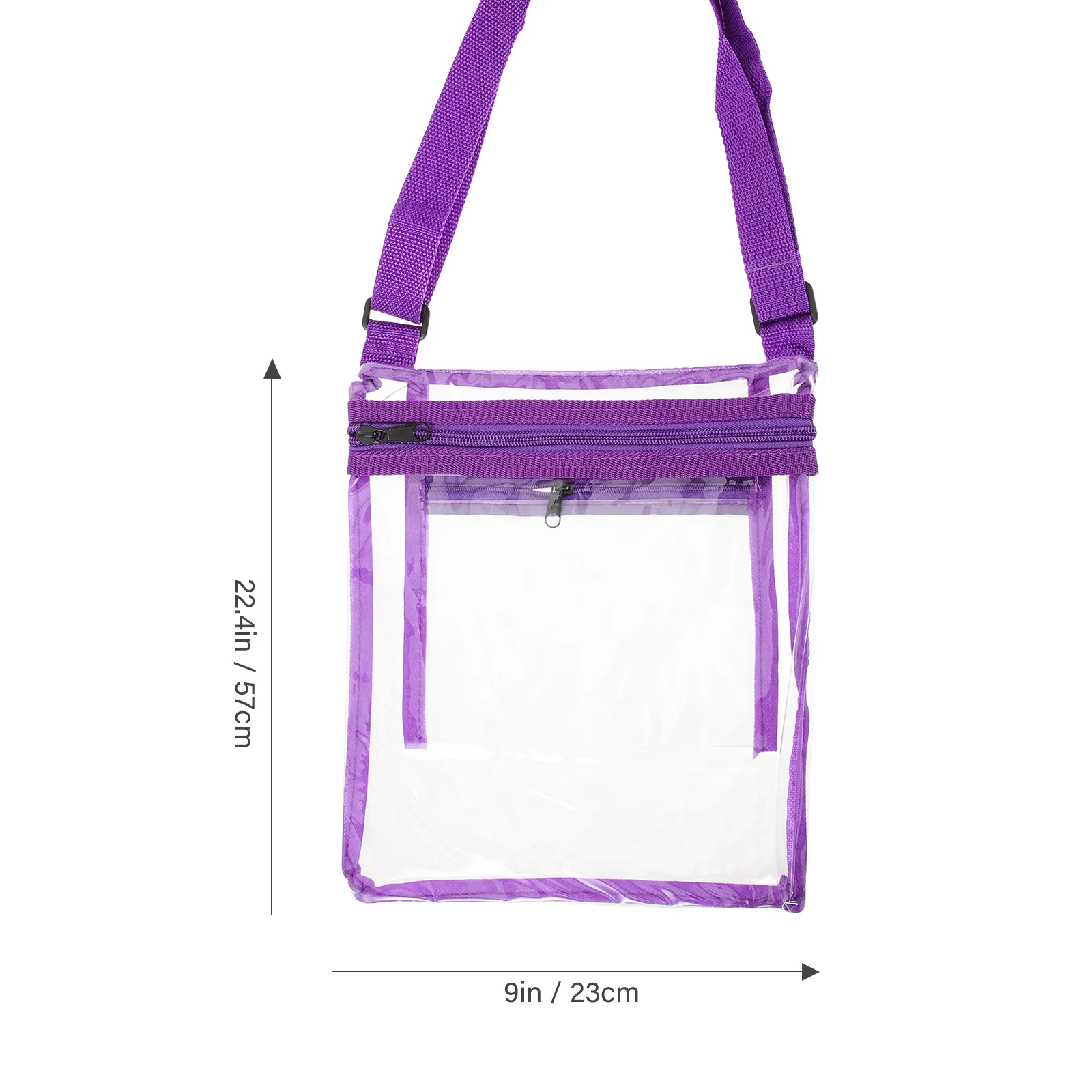 Transparent Wallet Clear Small Purse Stadium Bag Crossbody Bags Women Pocketbooks