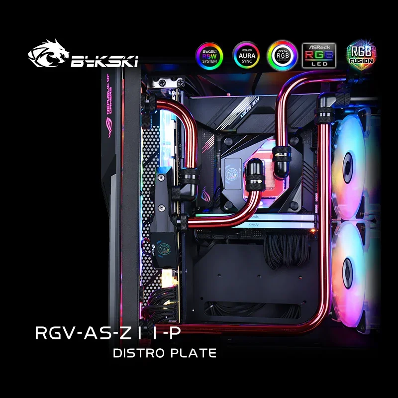BYKSKI Акриловая плата Решение канала водяного охлаждения для ASUS ROG Z11 Корпус /