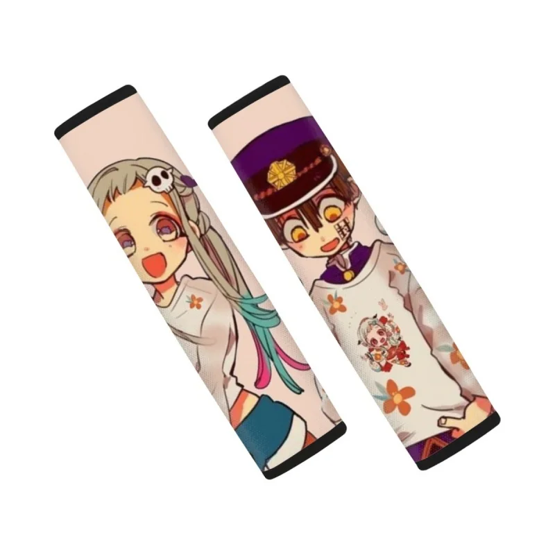 

Комплект ремней безопасности Jibaku Shounen Hanako kun, универсальный Удобный прочный Чехол для большинства взрослых и детей для вождения