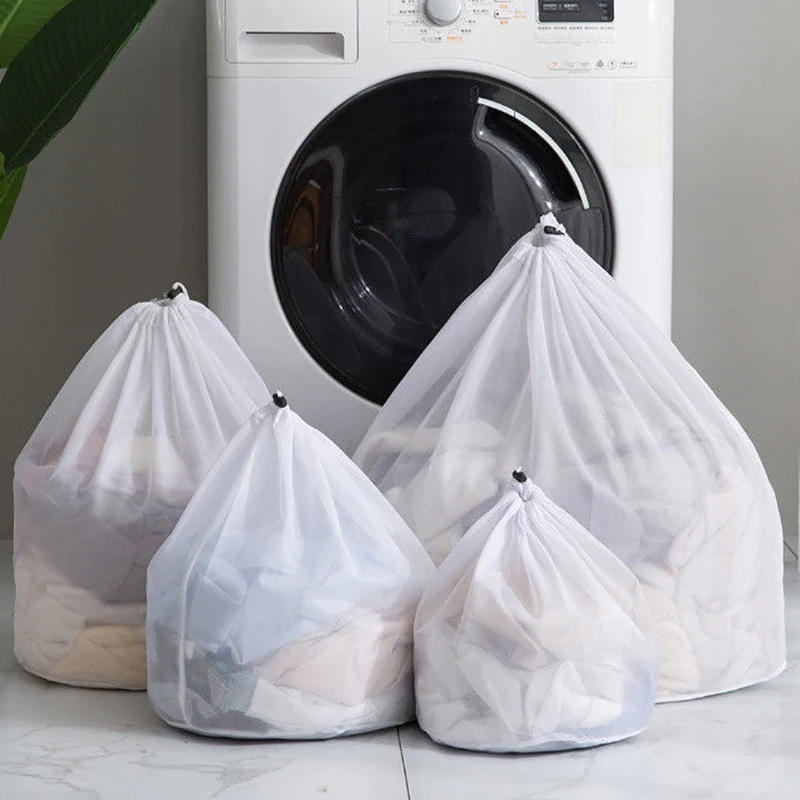

Large Washing Laundry Bag Mesh Organizer Net Dirty Bra Socks Underwear Shoe Storag Wash Machine Cover Clothes